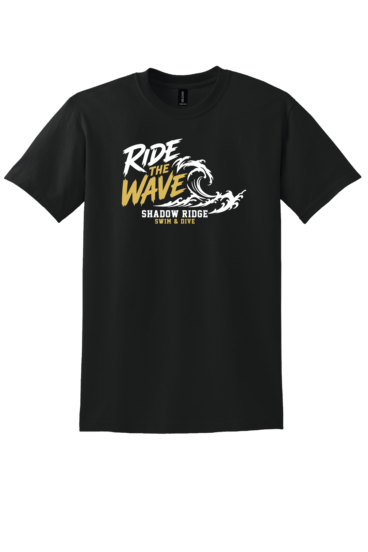 Short Sleeve Shirt with Ride the Wave Logo