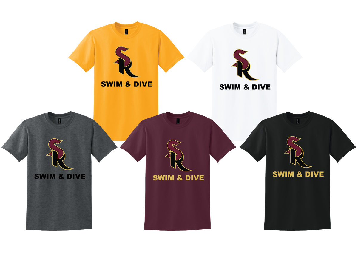 Short Sleeve Shirt with SR Swim and Dive Logo