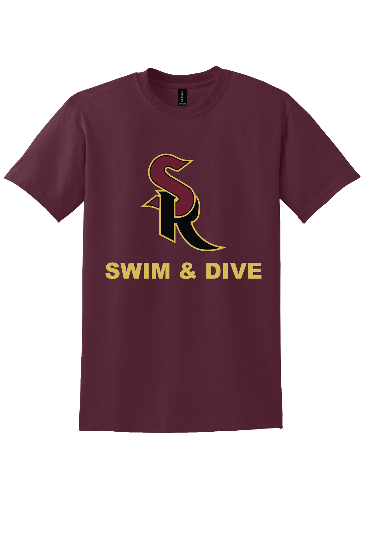 Short Sleeve Shirt with SR Swim and Dive Logo