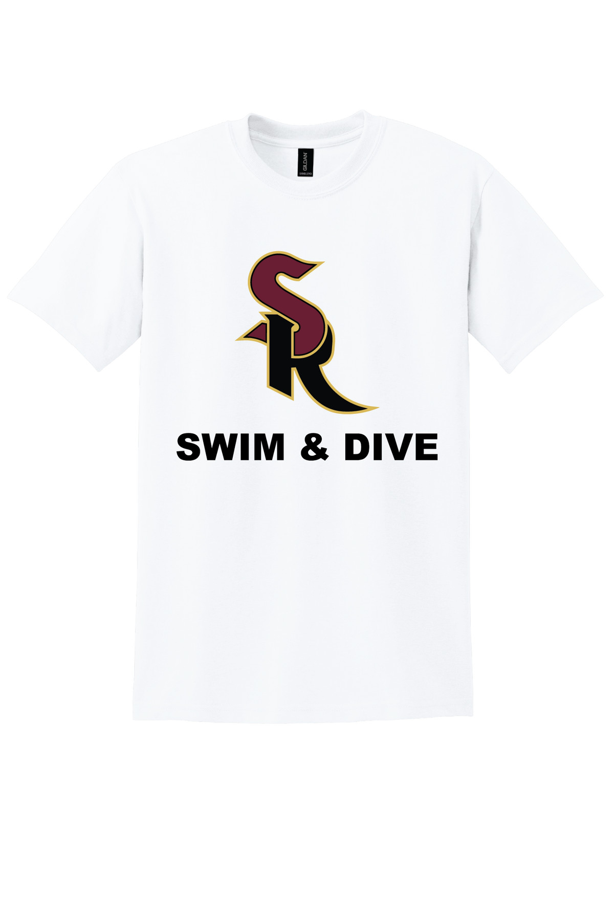 Short Sleeve Shirt with SR Swim and Dive Logo