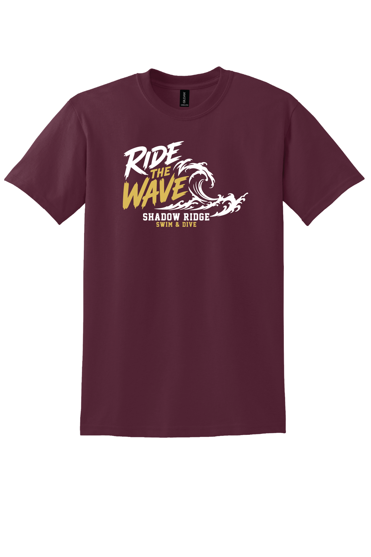 Short Sleeve Shirt with Ride the Wave Logo