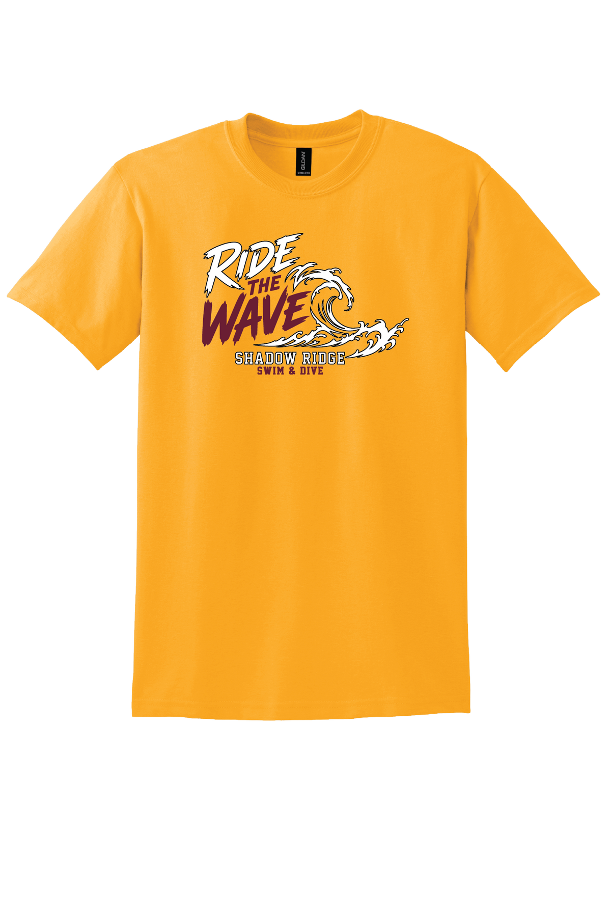 Short Sleeve Shirt with Ride the Wave Logo