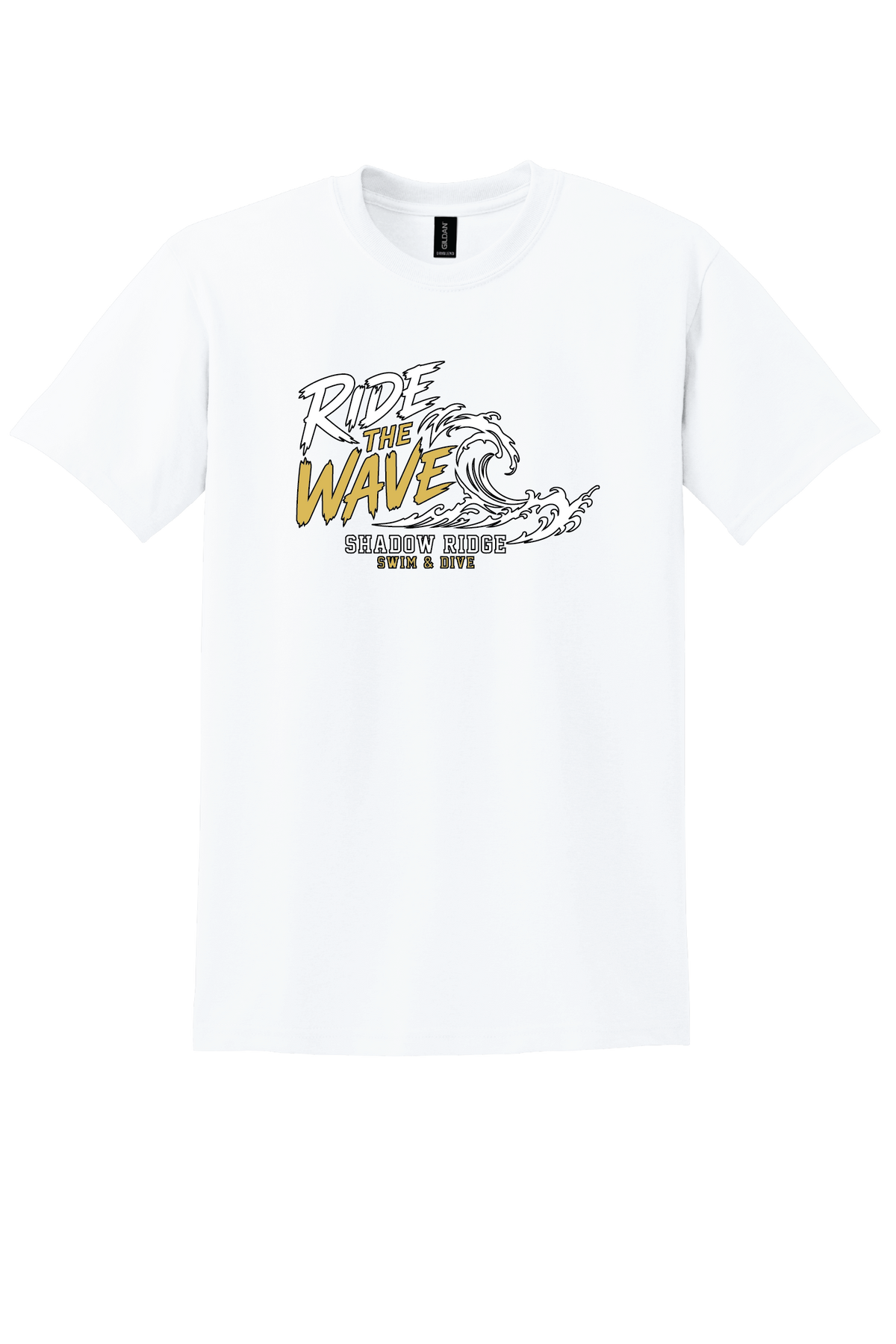 Short Sleeve Shirt with Ride the Wave Logo
