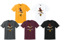 Gildan 50/50 cotton poly t-shirt with Stallion, Swim and Dive logo